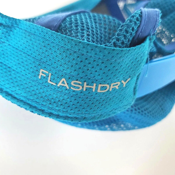 The North Face Flash Dry Snapback Adjustable Mesh Rope Hat Hiking Cap Blue Adult - Picture 6 of 6